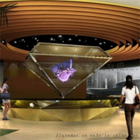 360全息展柜-全息互動_大屏觸控與體感互動